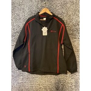 Top Golf Jacket Women’s Medium Black Storm Bloc Soft Shell 1/4 Zip Top Golf